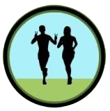 two runners icon