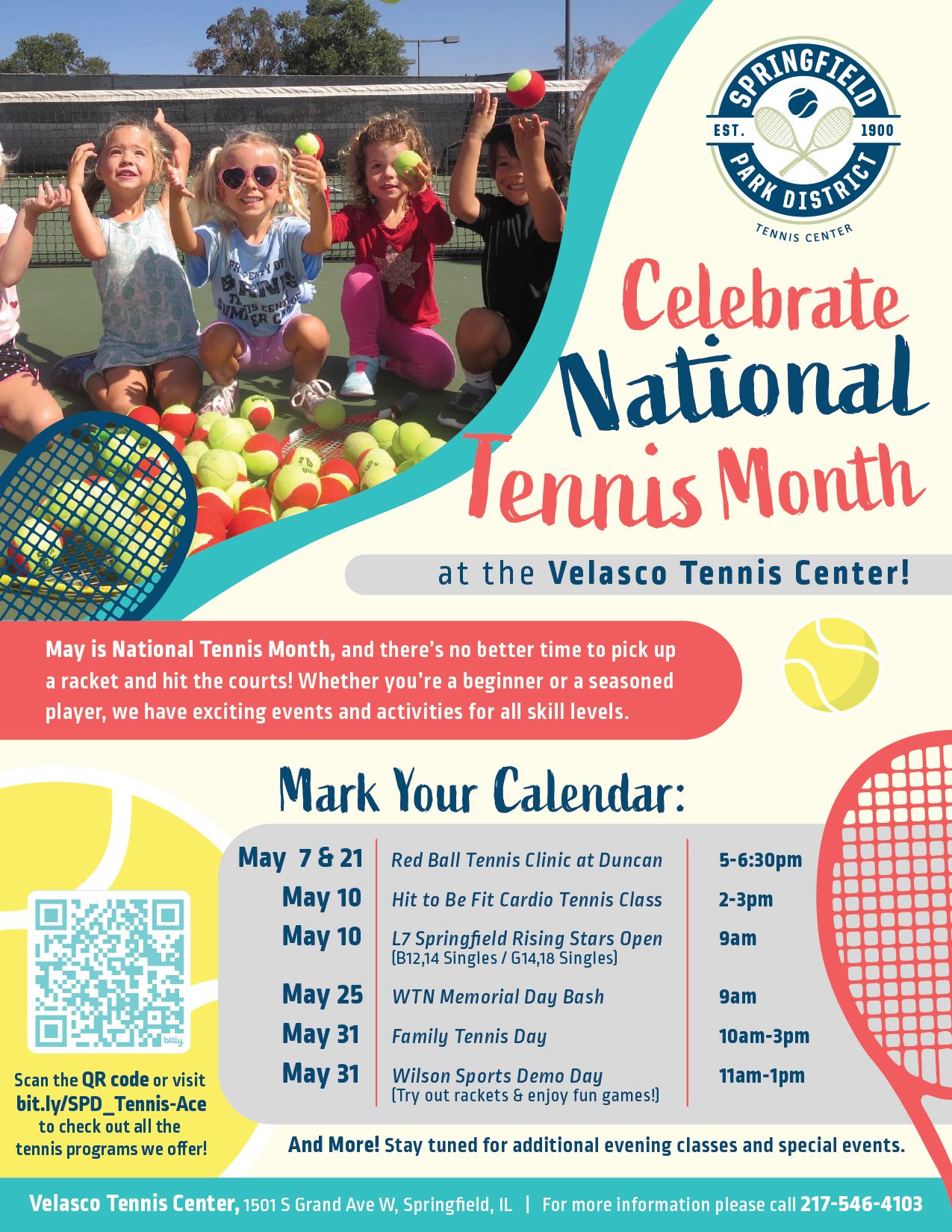 National Tennis Month | Springfield Park District
