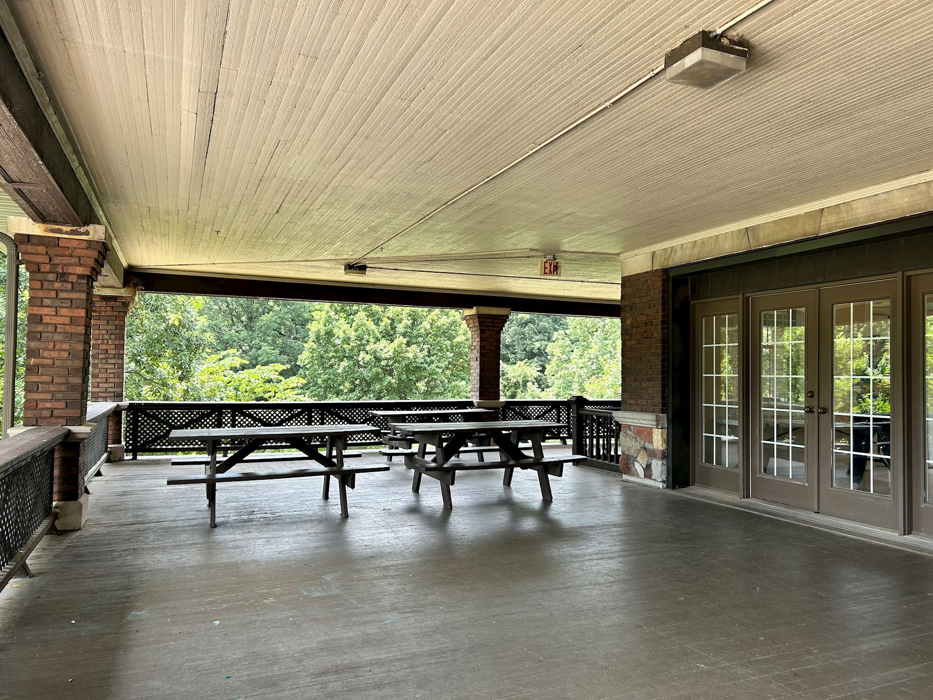 washington park pavilion porch