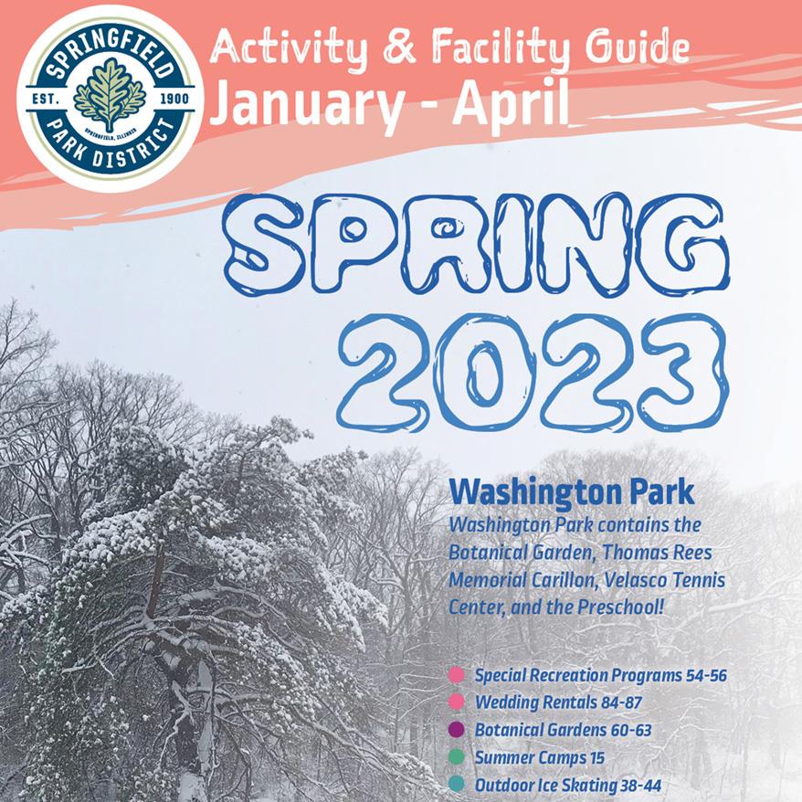Cover Image for the Park District 2023 Winter Activity Guide