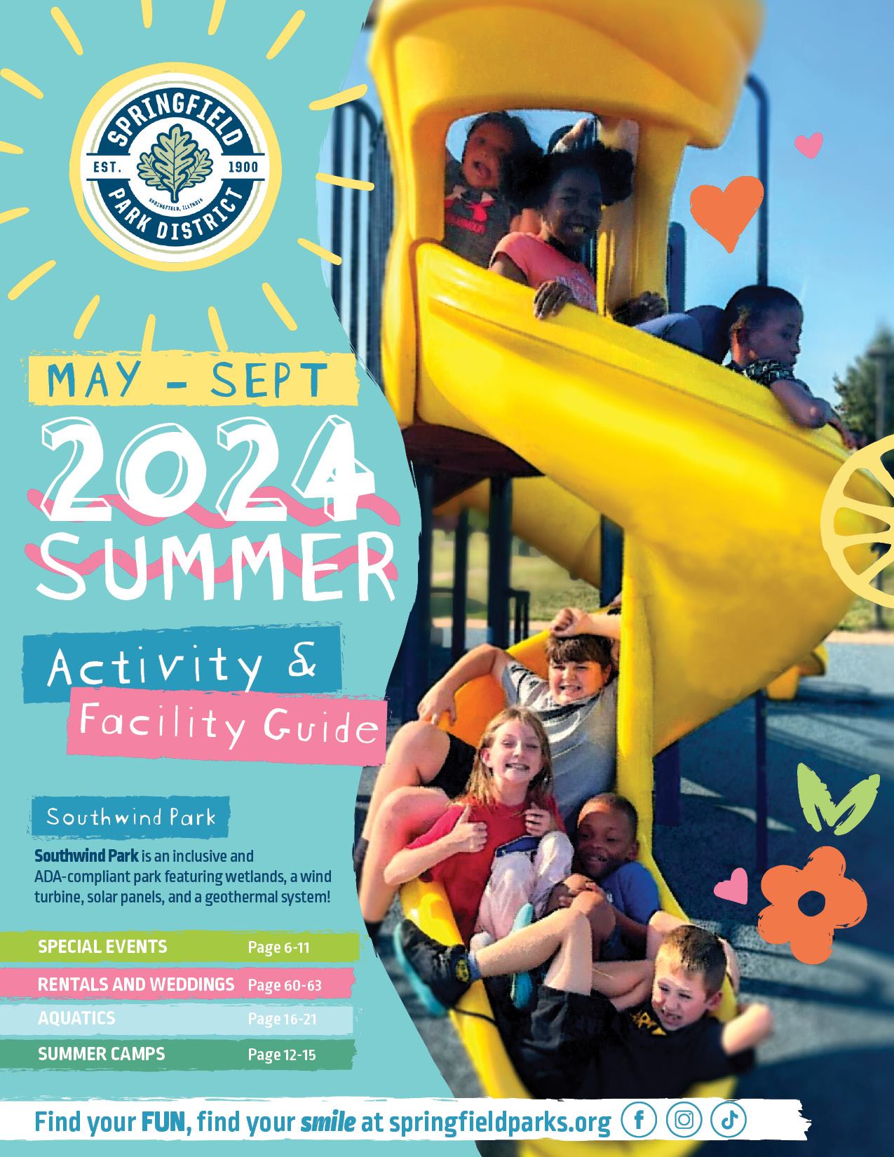 Cover Image for the Park District 2024 Summer Activity Guide