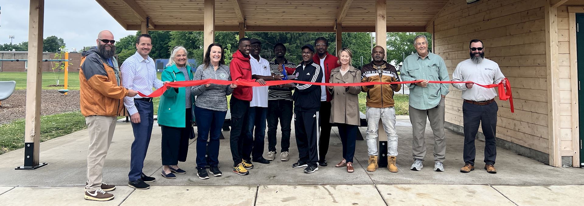 Ribbon Cutting Ceremony for Kiwanis Park