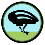 bike helmet icon