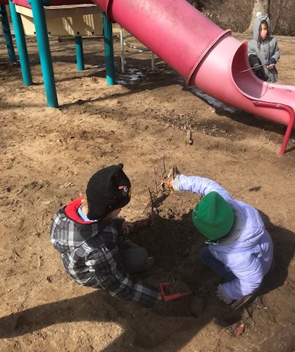 preschool in park playground