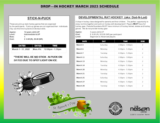 March_2023_Drop_In_Hockey_Schedule