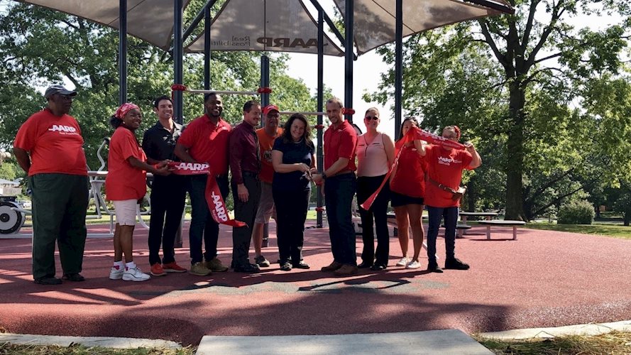 comer cox fitness court park district ribbon cutting