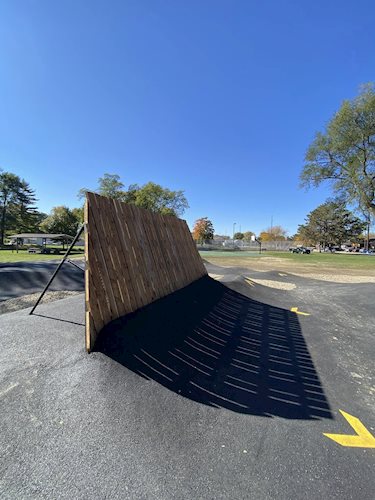 pump track wall ride feature