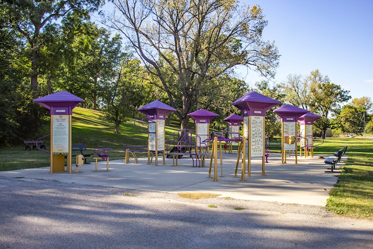 duncan park outdoor fitness equipment near senior services organization