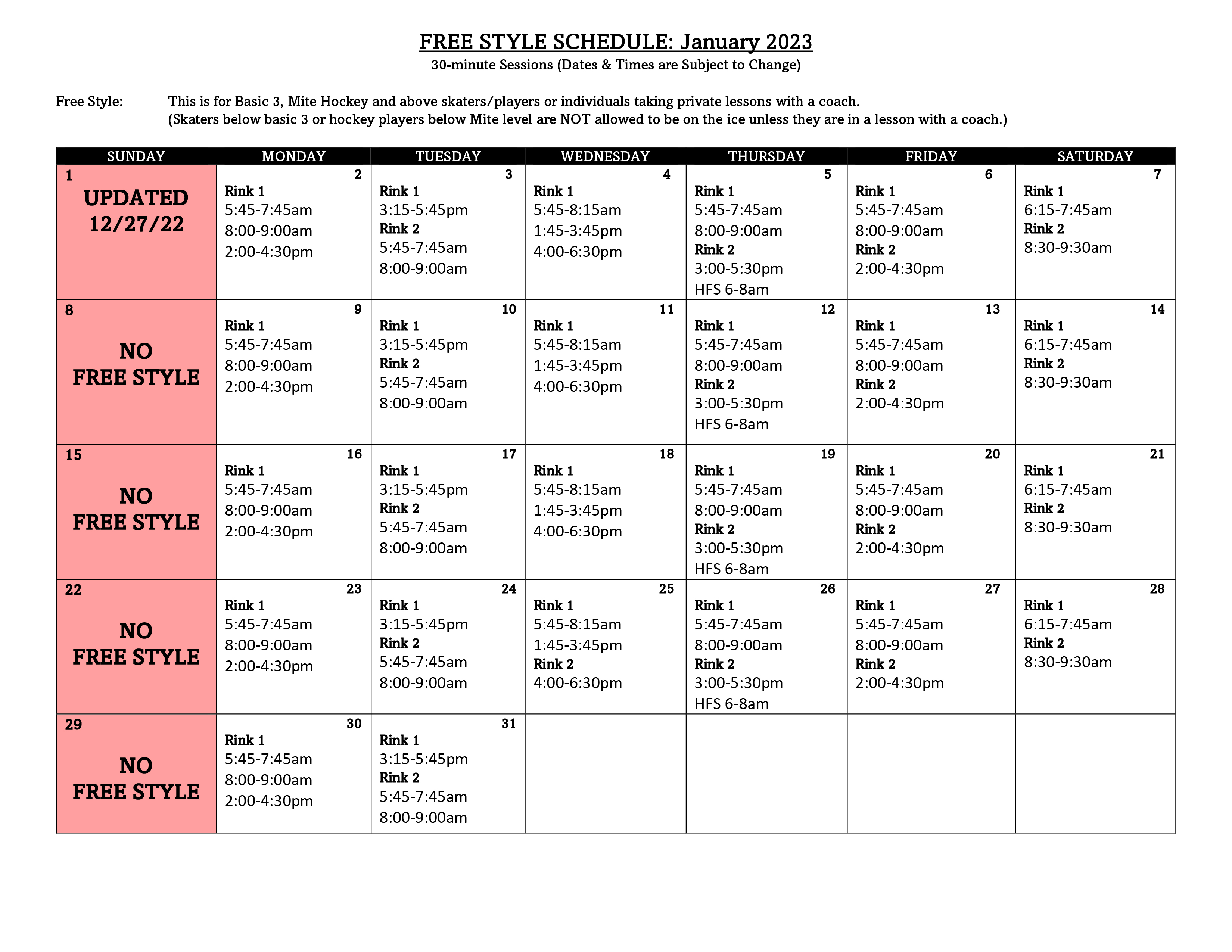 Freestyle_schedule