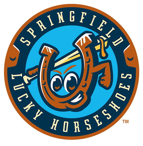 springfield lucky horseshoes baseball logo