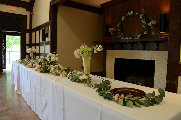 lincoln pavilion banquet head table area