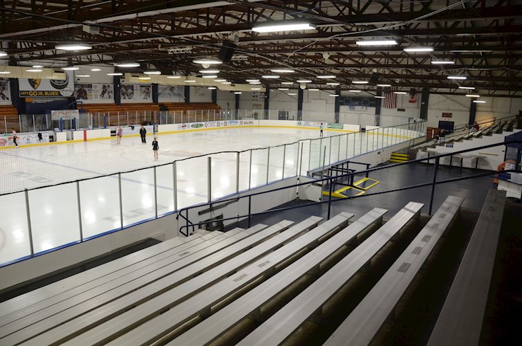 nelson center rink 1 ice rink bleacher spectator seating
