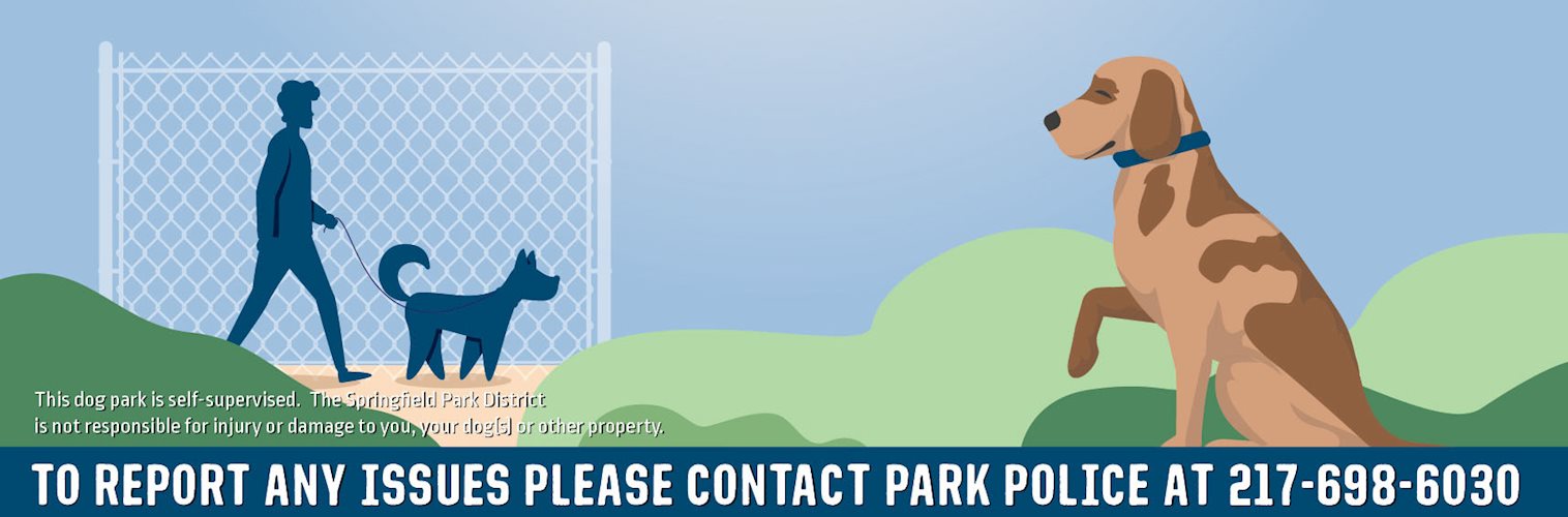 report and issue at dog parks image with phone number
