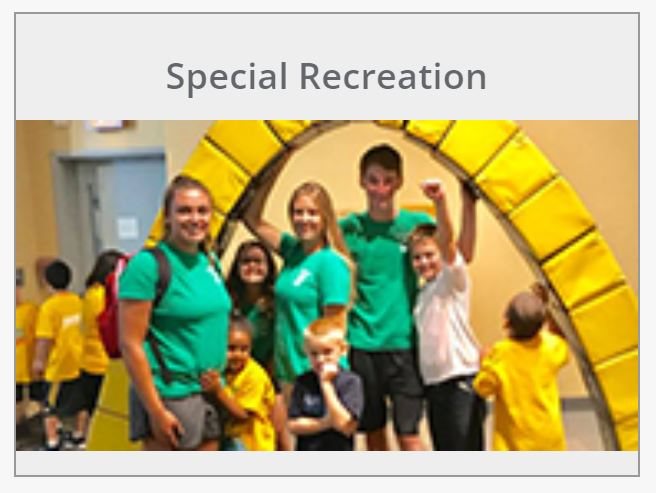 special recreation button to online programs