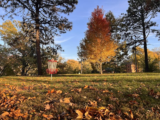 springfield lincoln park disc golf course fall colors